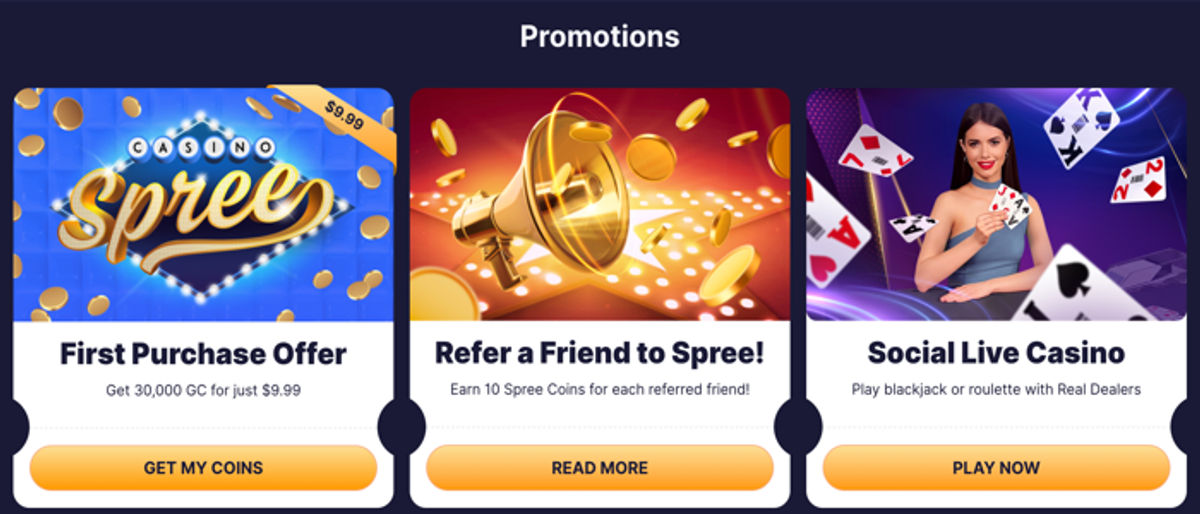 Spree Casino Bonuses