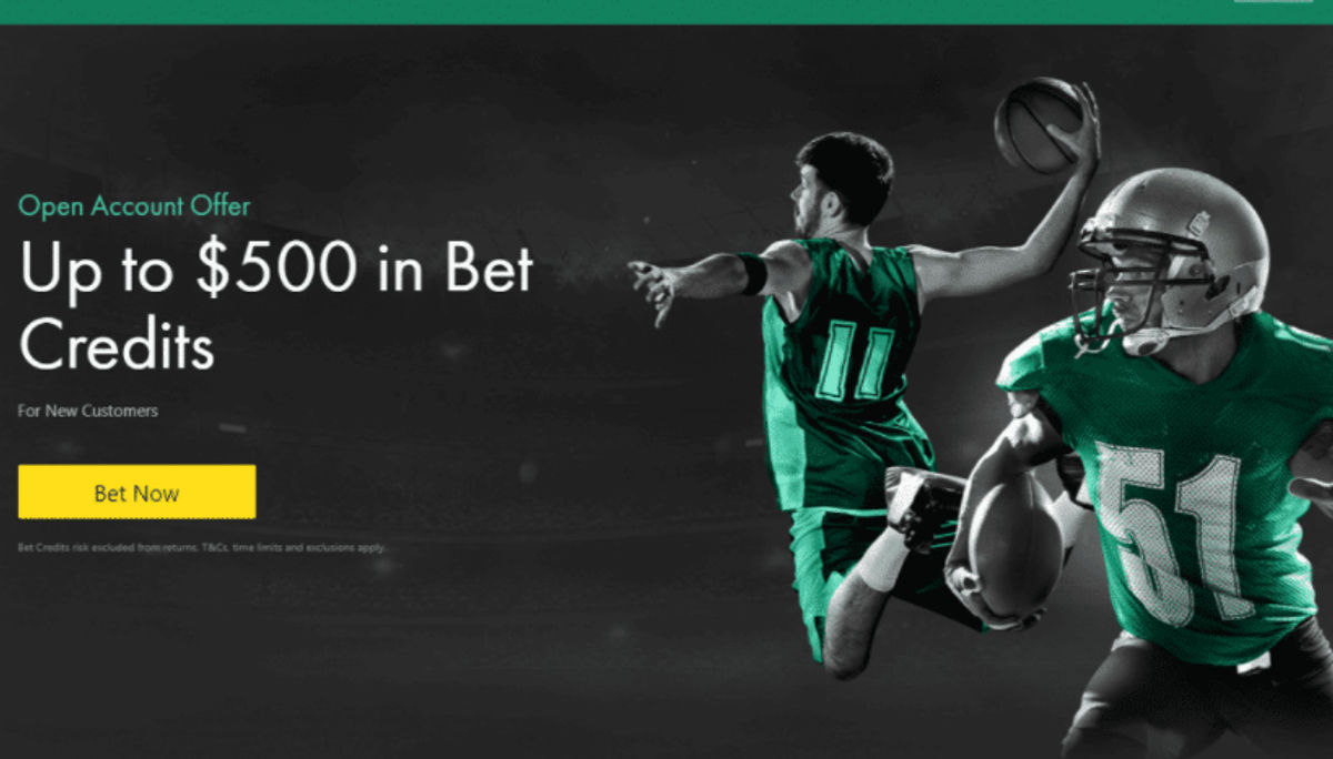 Open Account Offer Up to $500 in Bet Credits