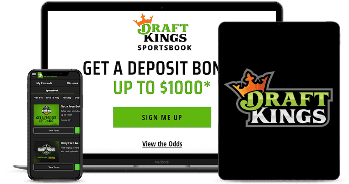 DraftKings Sportsbook Desktop, App, Tablet