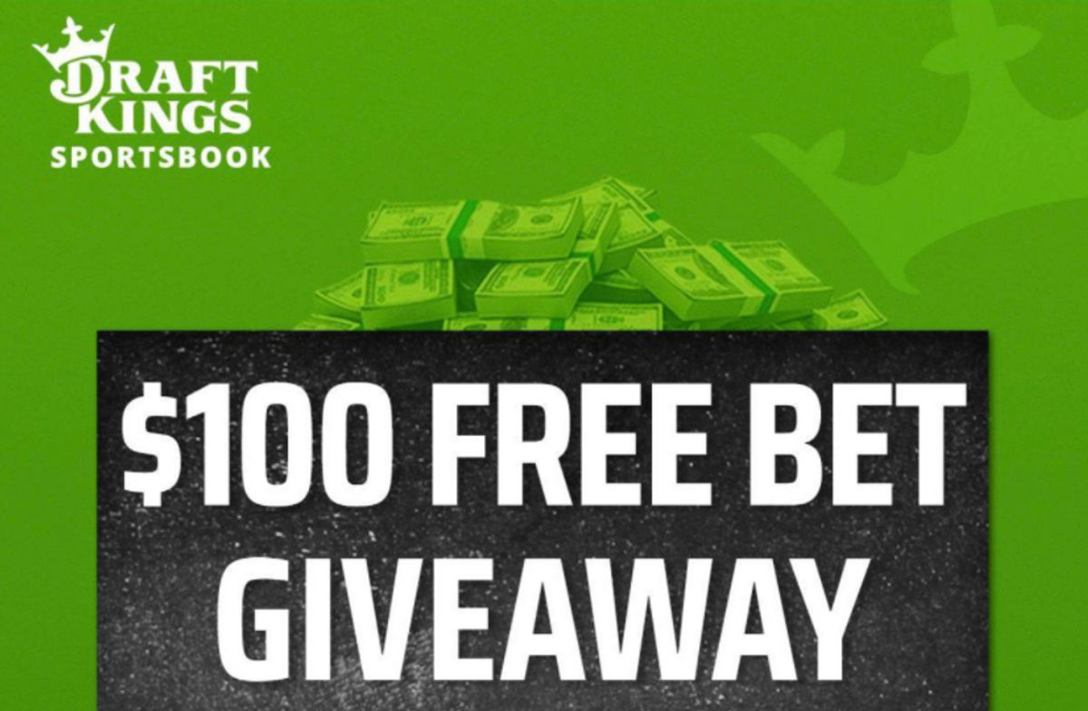 $100 free bet giveaway DraftKings Sportsbook