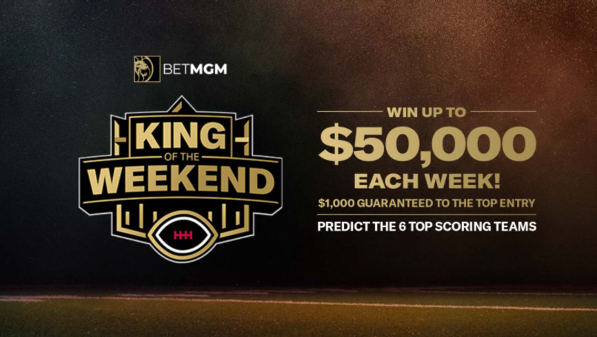 BetMGM King of the Weekend — Win up to $50,000 Each Week!