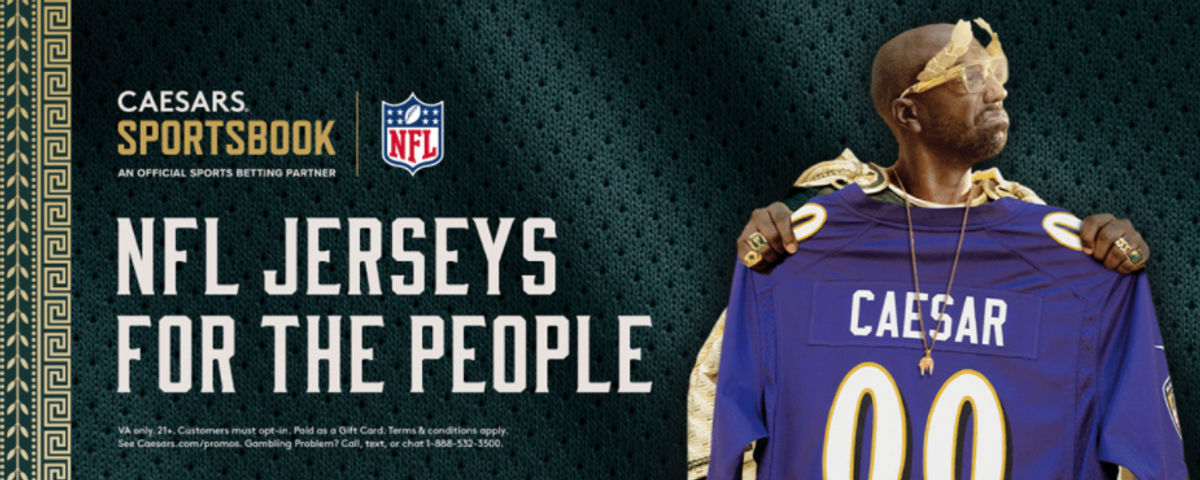Caesars SportsBook NFL jerseys for the people