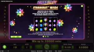 Starburst Wild Symbols