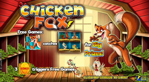 Chicken fox Slot Logo