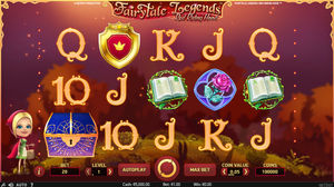 Fairytale Legends Red Riding Hood Slot Playing Grid