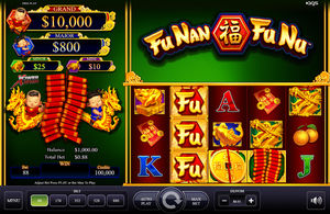 Fu Nan Fu Nu Slot Playing Grid