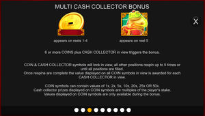 Jin Chan Cash Slot Multi Cash Collector Bonus