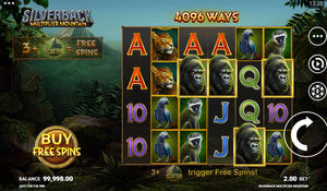 Silverback Multiplier Mountain Slot Playing Grid