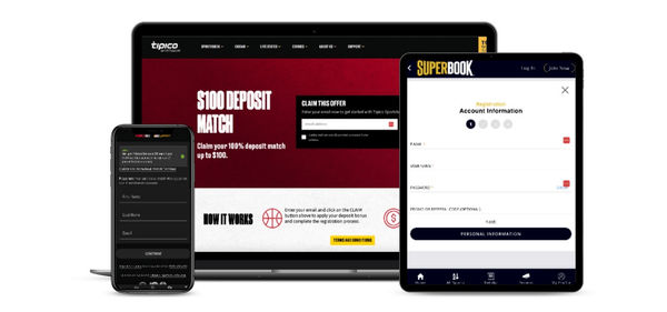 Registration forms at betting sites, mobile, desktop and tablet. 