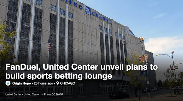 Construction begins on FanDuel sports betting lounge at United Center -  Chicago Business Journal