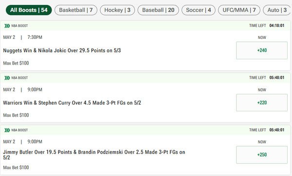 caesars sportsbook odds boosts on the caesars sportsbook app