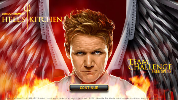 Gordon Ramsay Hell's Kitchen Slot Logo