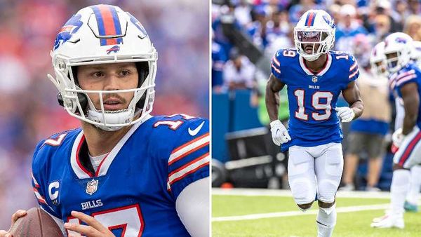 Bills' Josh Allen tosses Rams defender for first stiff arm of 2022 NFL  season