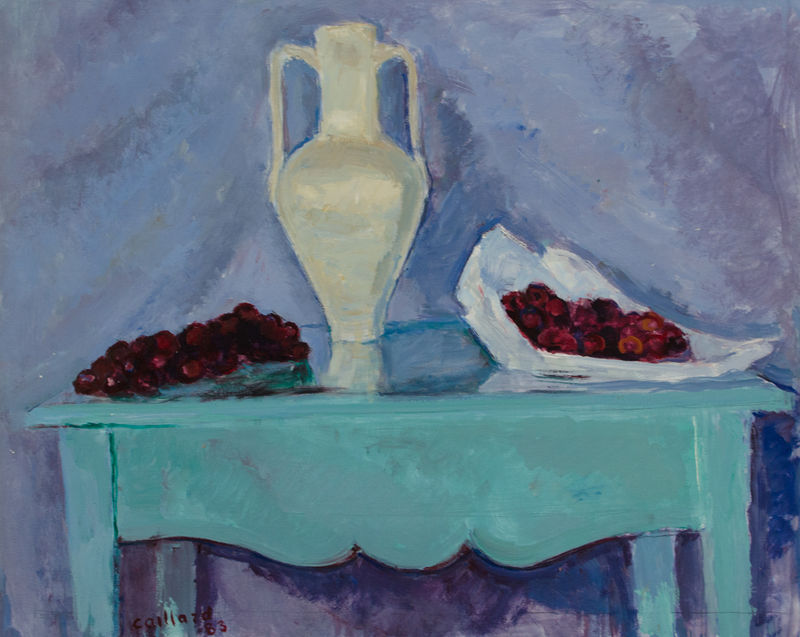Nature morte, Huile sur toile, by Christian Caillard