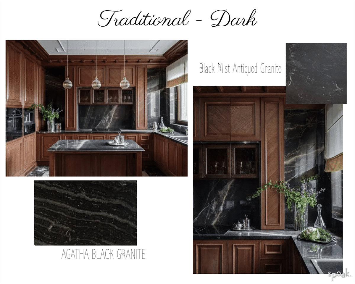 Patel Kitchen - Traditional Dark designed by Hayley Andreesen