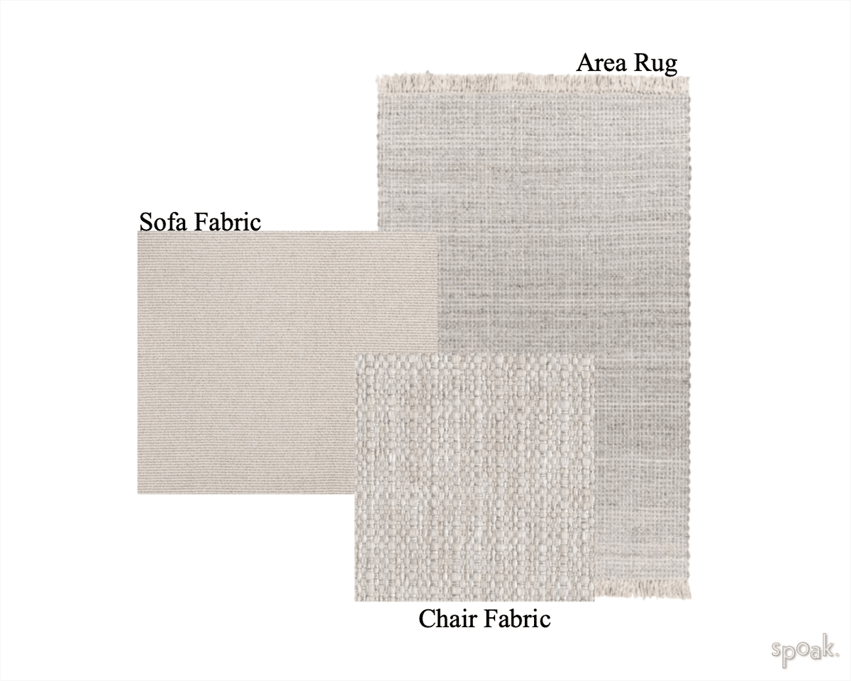 Fabric & Rug Sections designed by Victoria Grimes