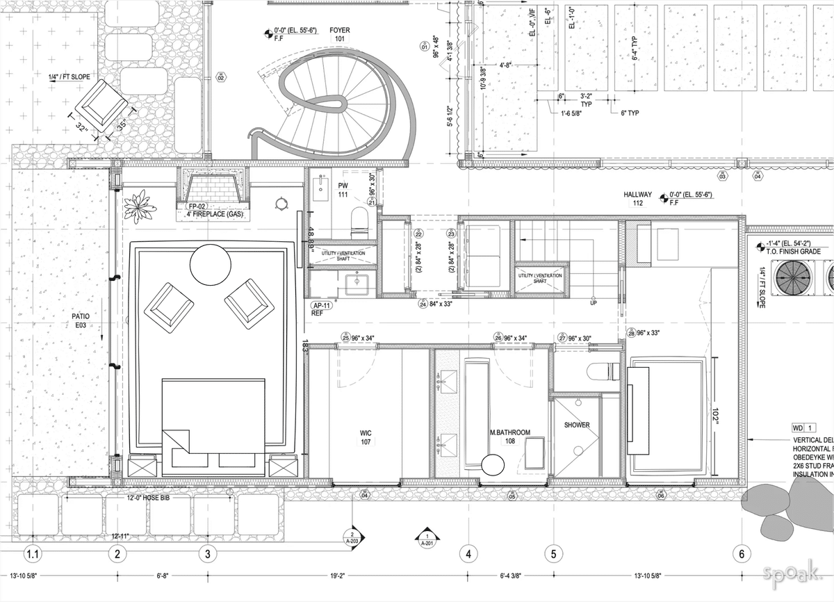 Primary Bedroom Layout designed by Amy Scott