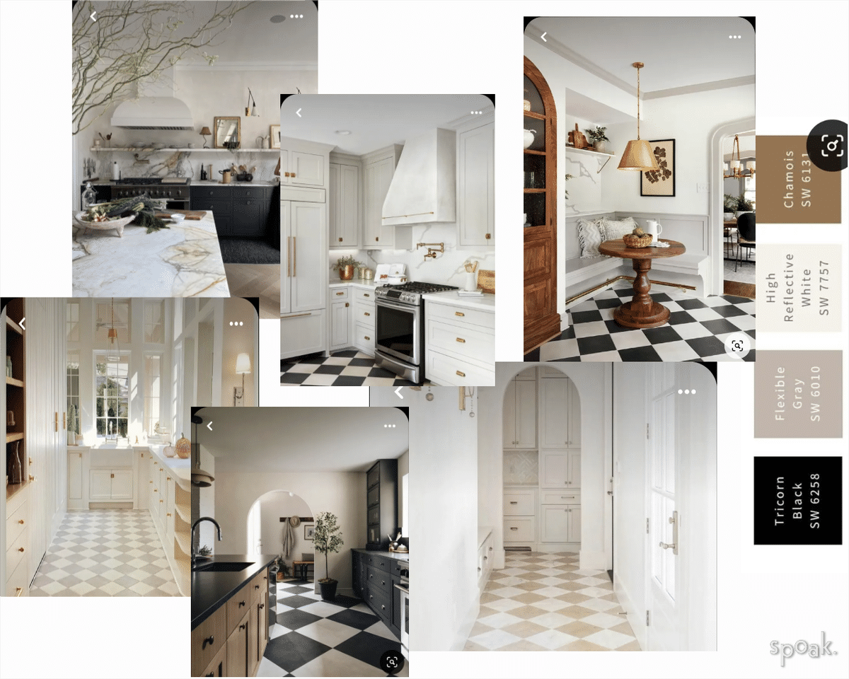 Parisian Neutral Kitchen Vibes designed by Carly Coulter