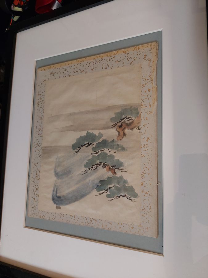 Japanese tree watercolor designed by Elisabeth Donoghue