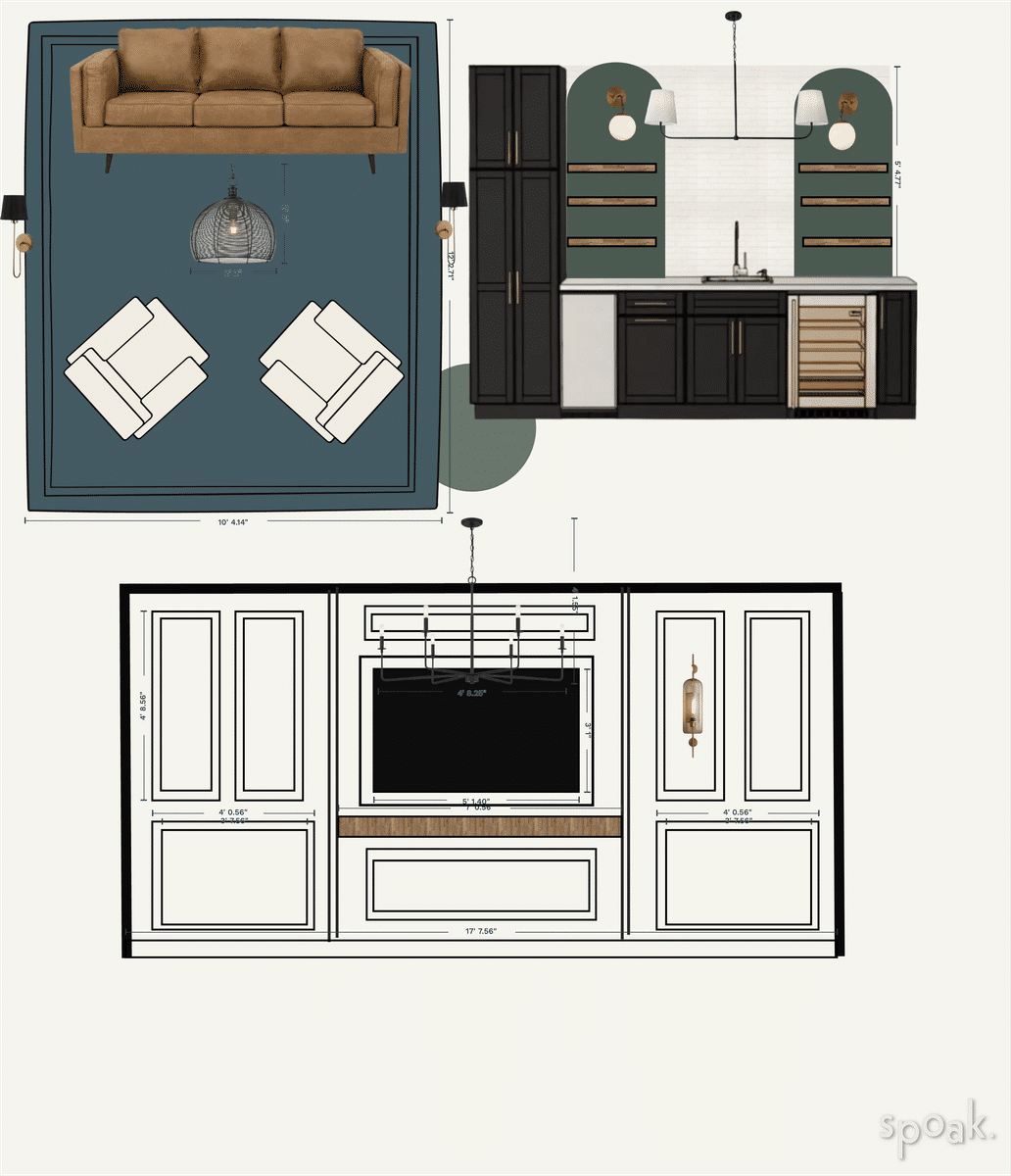 Basement Plan designed by Stacia Fridley