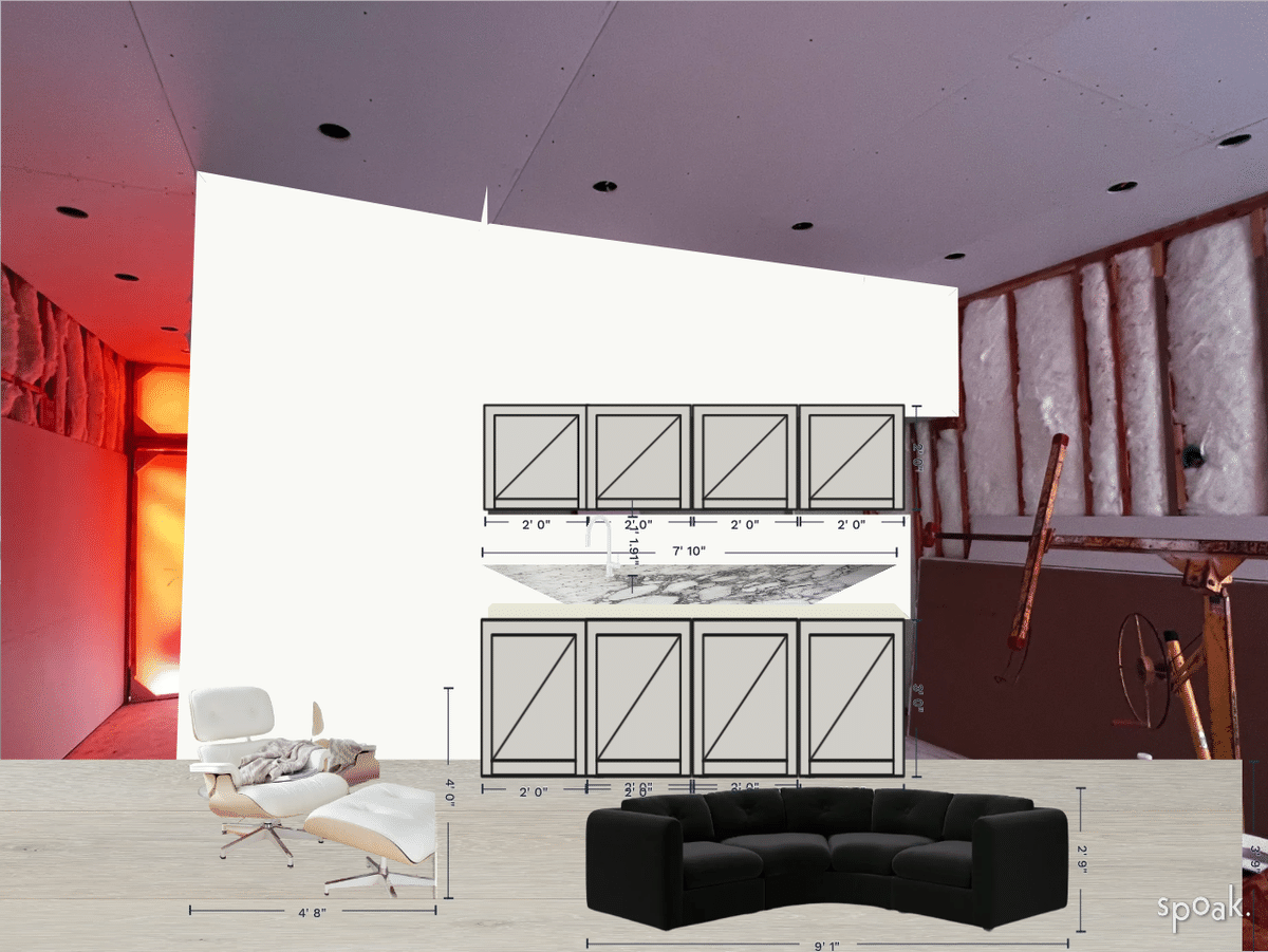 Medium Kitchen Floor Plan designed by Takayo Ederer