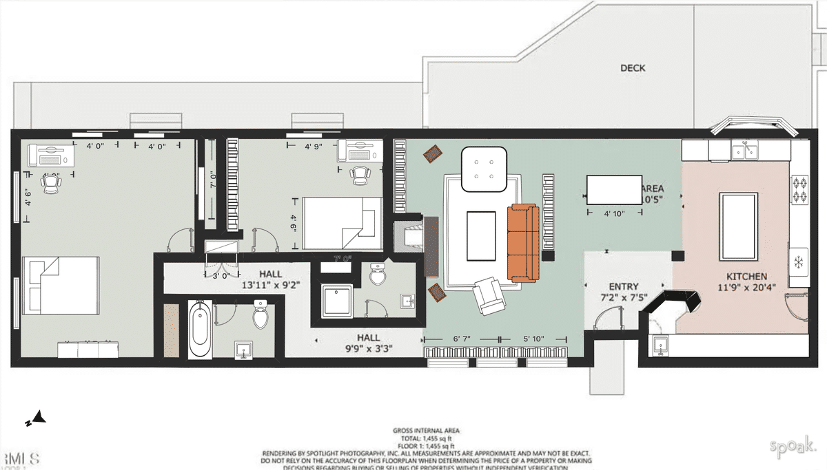 Two Bedroom House Layout designed by tiffany enriquez