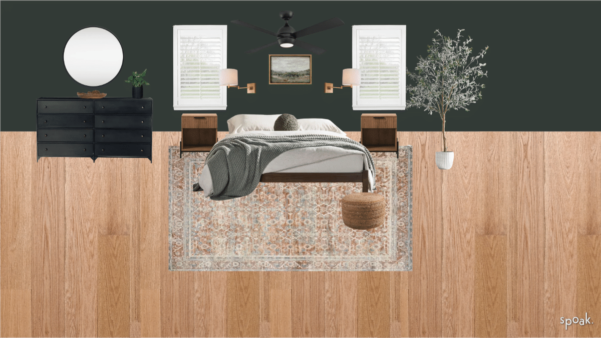 Bedroom Mood Board designed by Priscilla M
