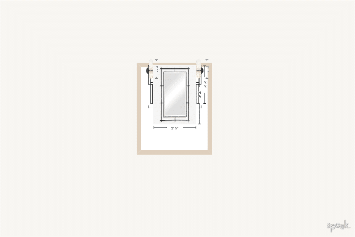 Bathroom Floor Plan designed by Martha Fernanadez