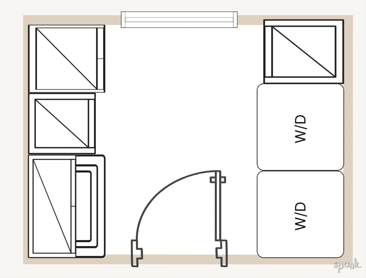 Laundry Room Plan designed by Brigid Steiner