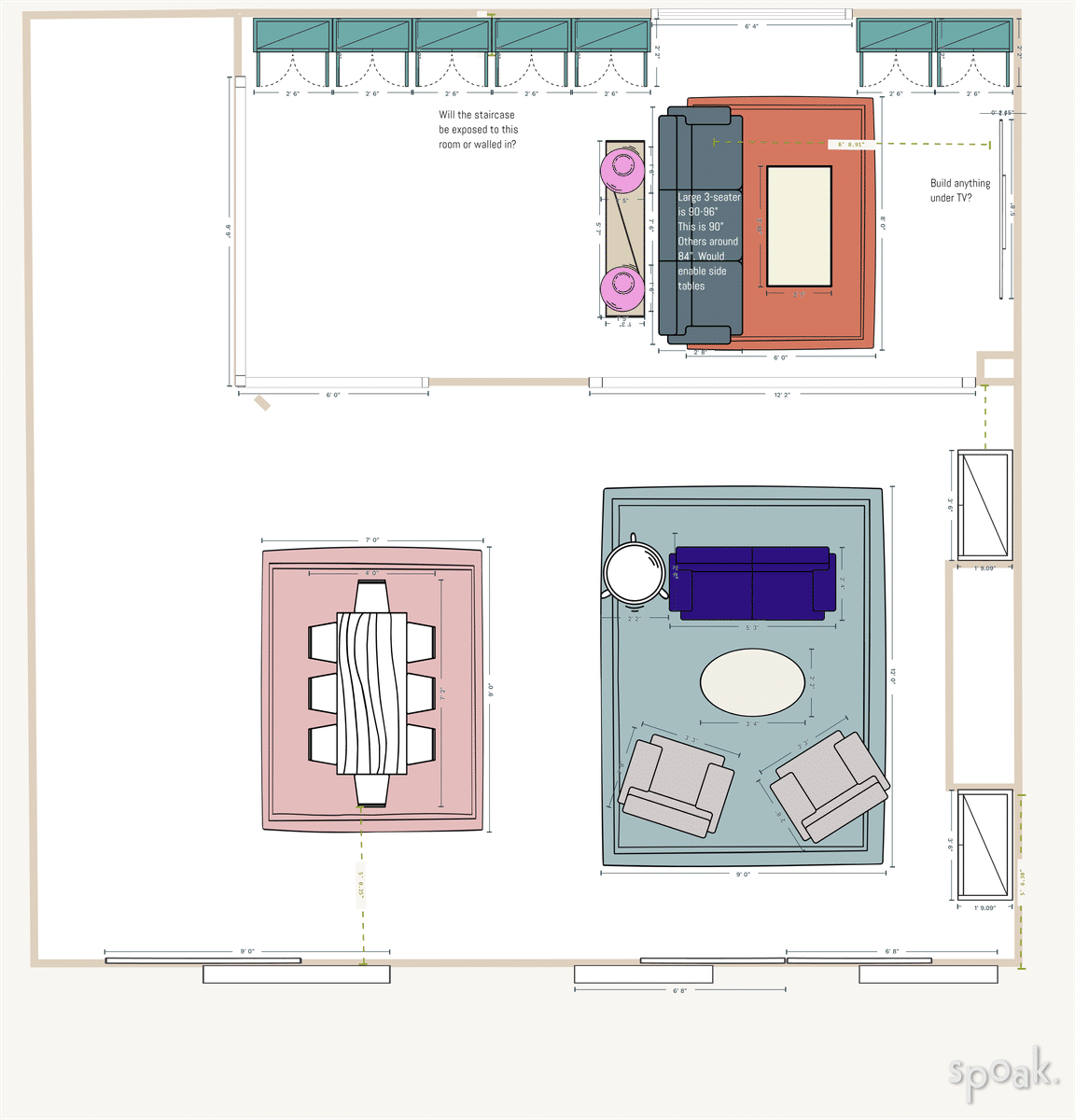 Kitchen Layout designed by JESSICA FORTIER