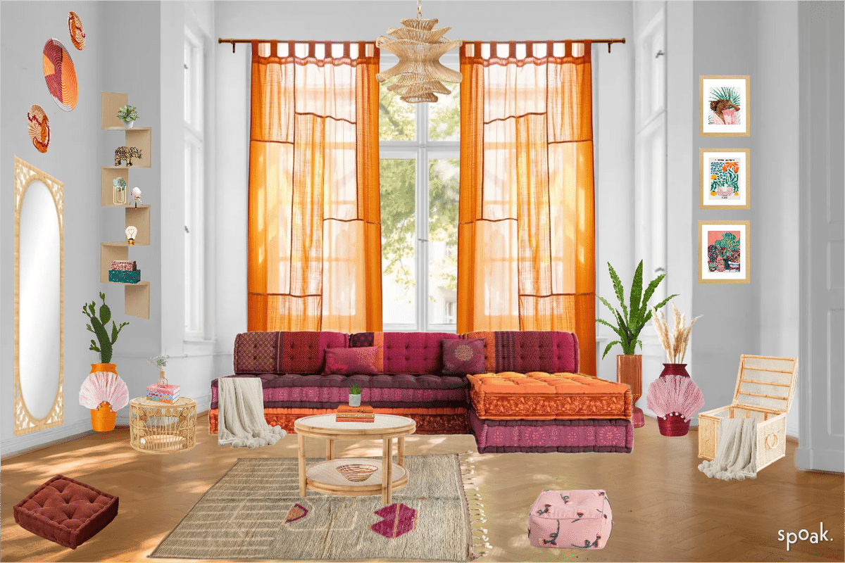 Living Room designed by Dria Sweet