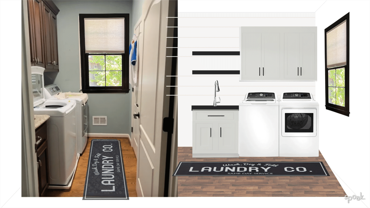 Laundry Room designed by Kelly Majkowski