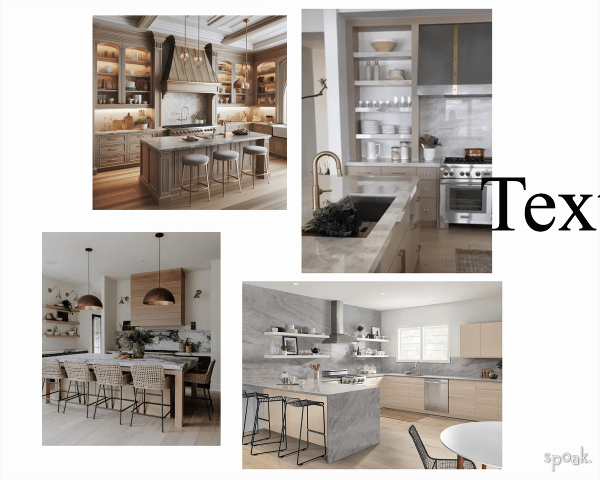 Kitchen Mood Board designed by Alyssa Marmolejo