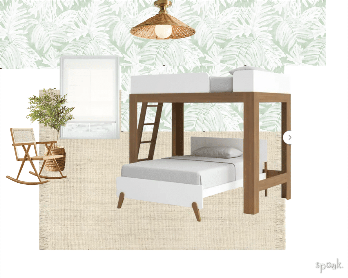 Guest Bedroom Mood Board designed by Aubrey Carlson