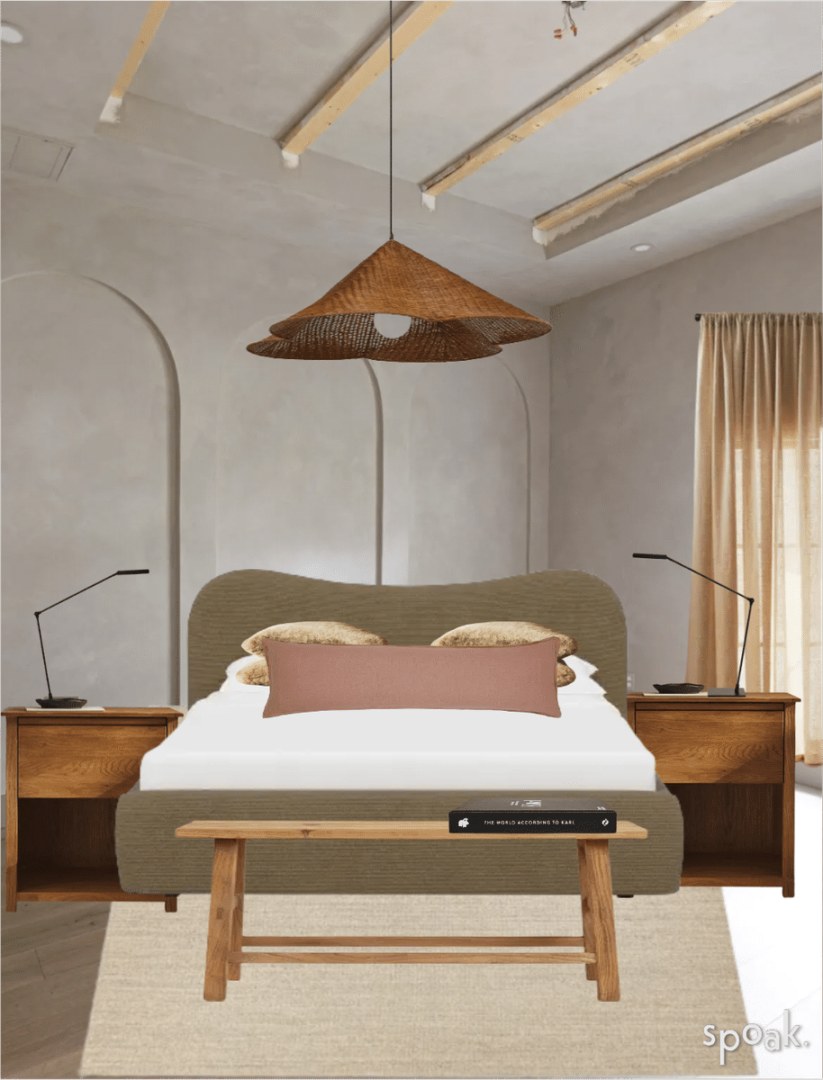 Bedroom designed by Gabrielle Weitzel