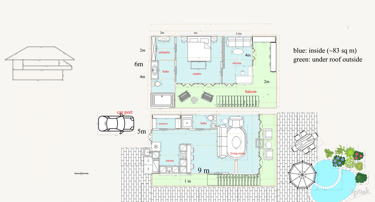 Two Story House Plan designed by Anya Dudek