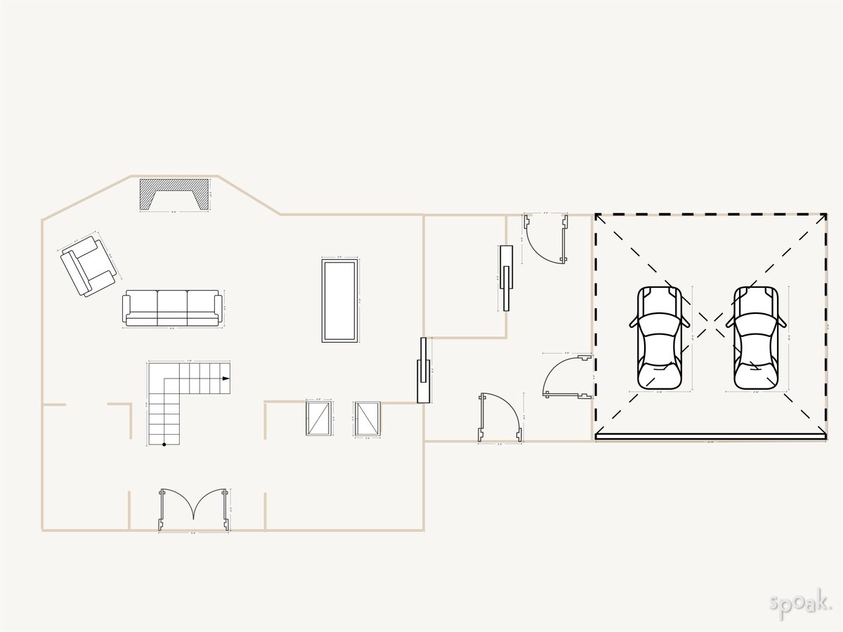 Two Story House Layout designed by Devinne Bravoco