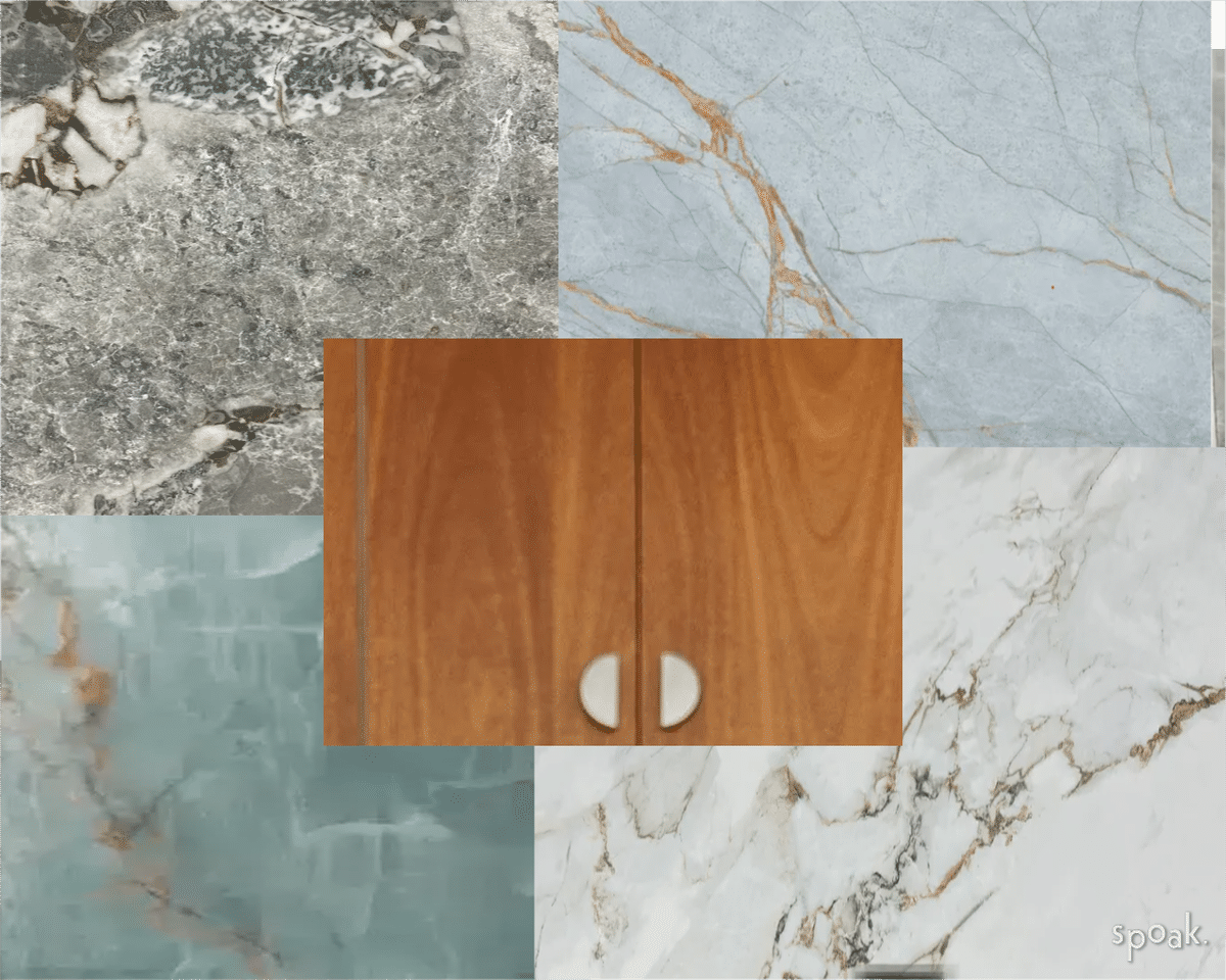 Kitchen Mood Board designed by Laura Rencher