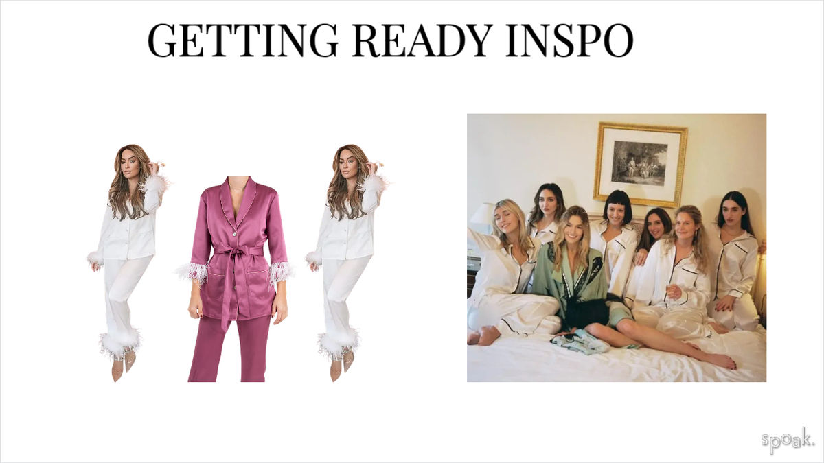 Getting Ready Inspo designed by Kathryn Dean