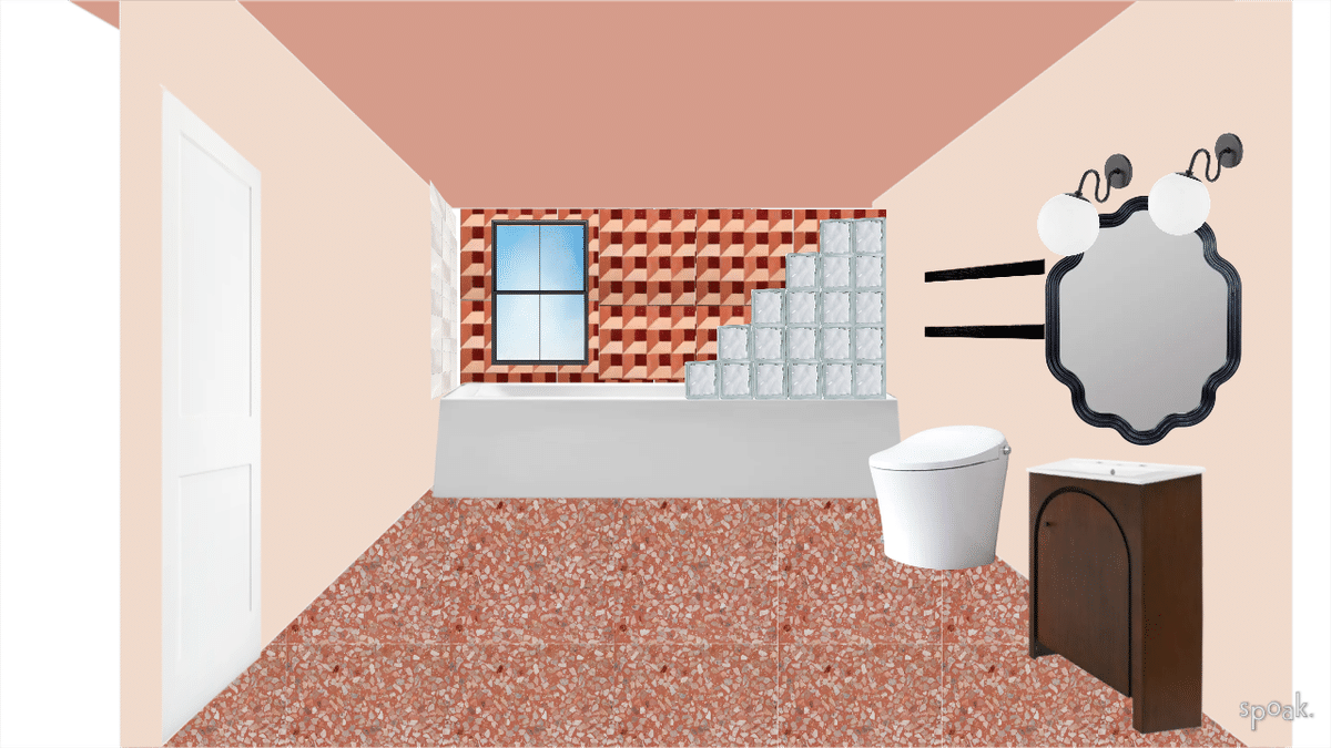 Primary Bathroom designed by Devin Breaux