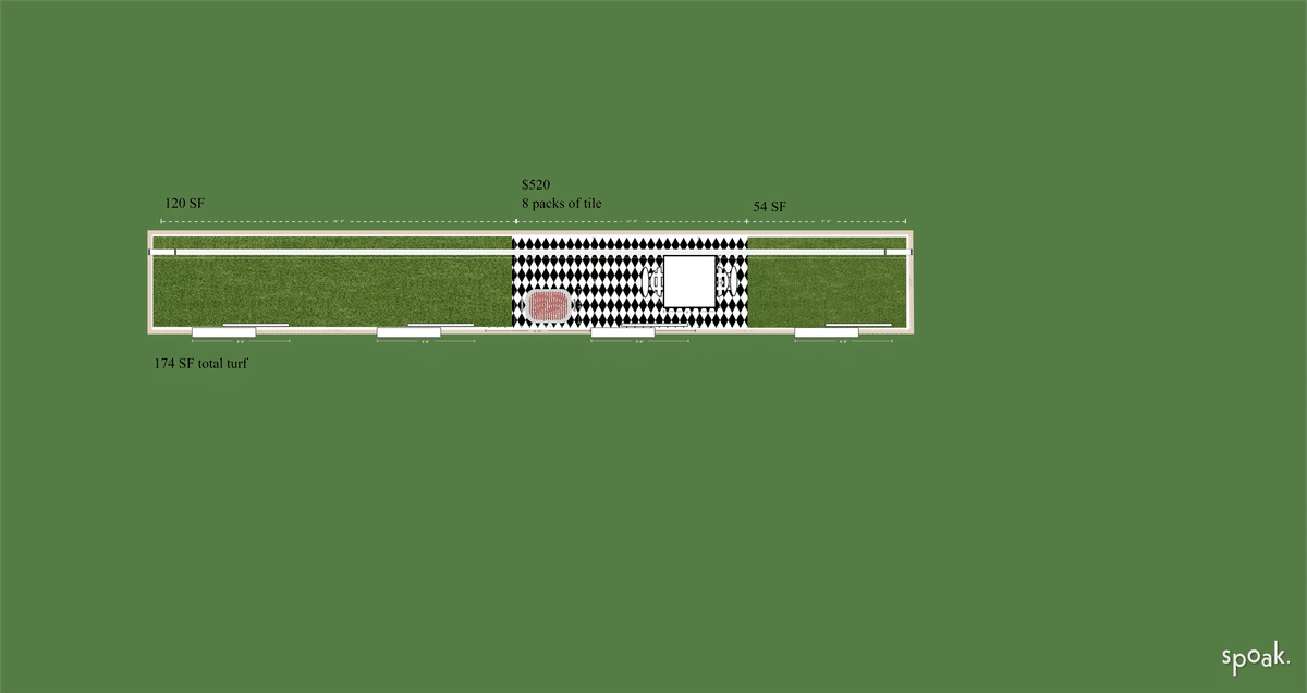 Outdoor Plan designed by Isabella Hahn