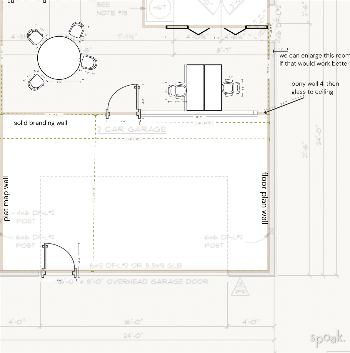 Garage Plan designed by Kendra Decker