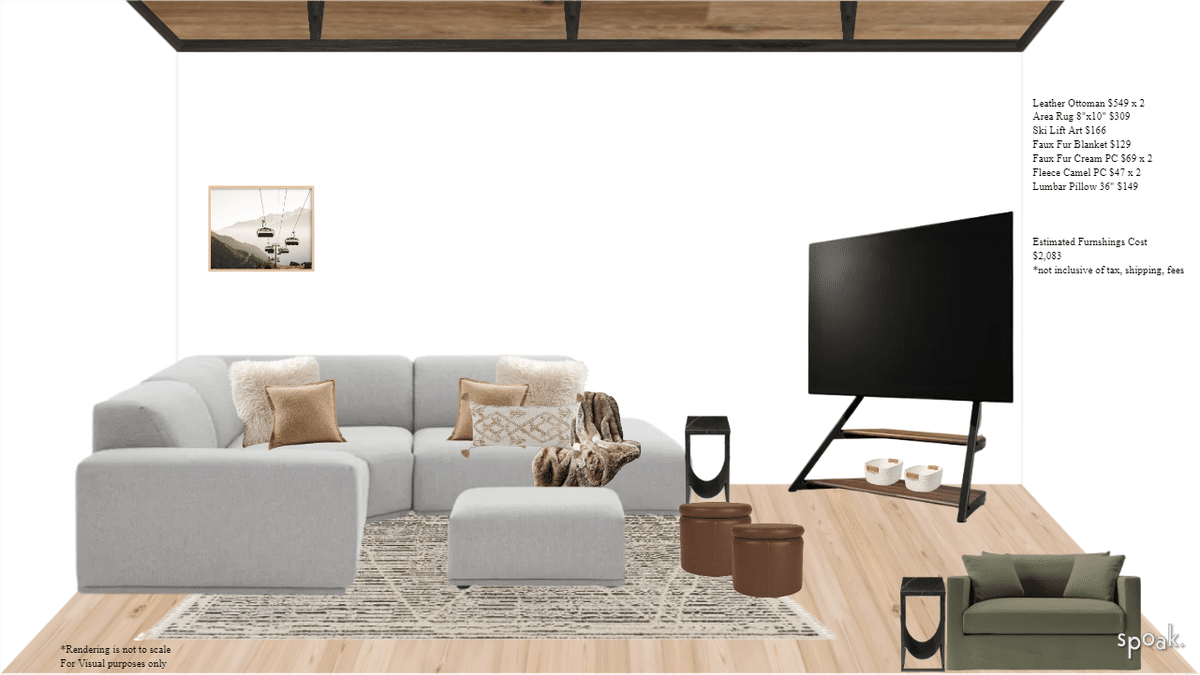 Living Room designed by Nikki Rajnovich