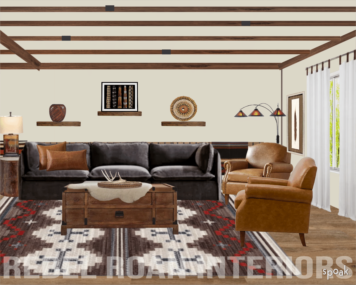 Family Room designed by Stephanie Hintz-Pica