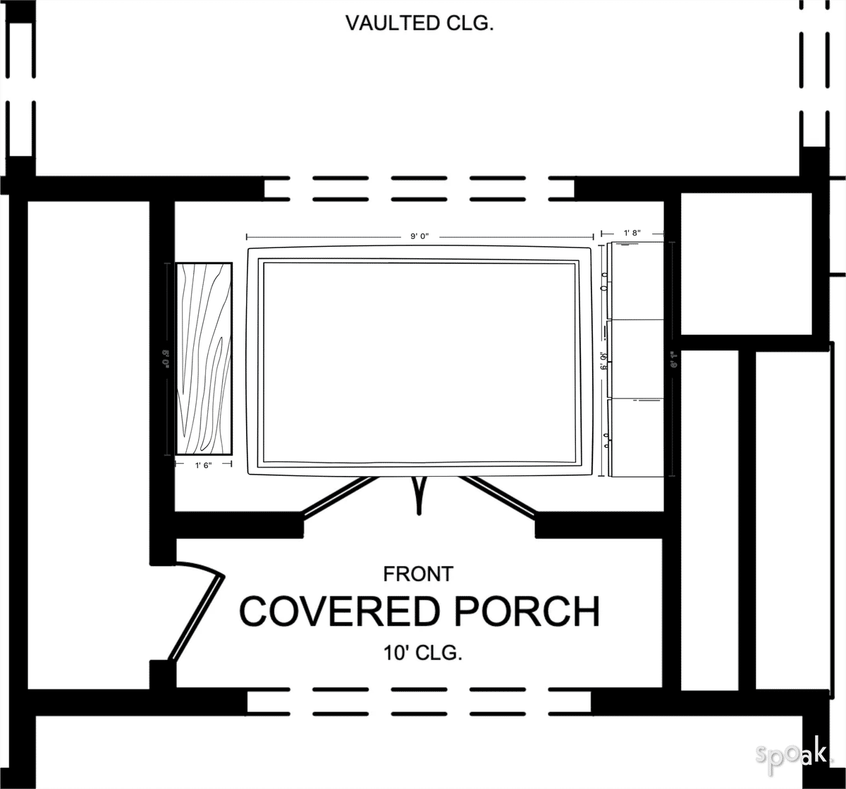 Basement Floor Plan designed by Lauren Williamson