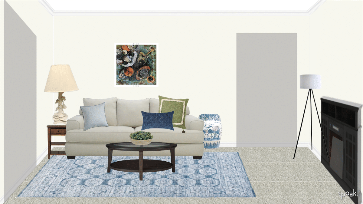 Living Room designed by Lauren Mink