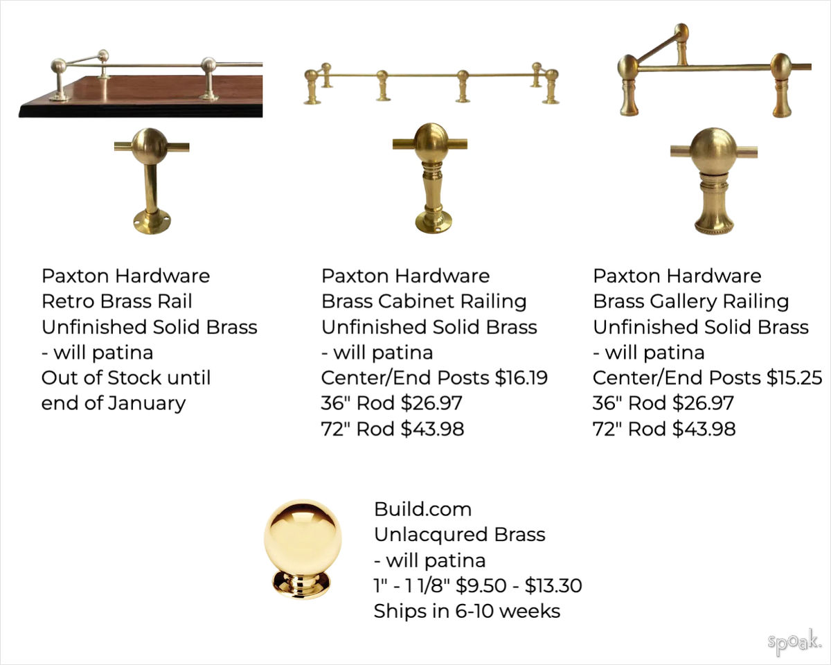 Hardware Options designed by Jamie Stellato