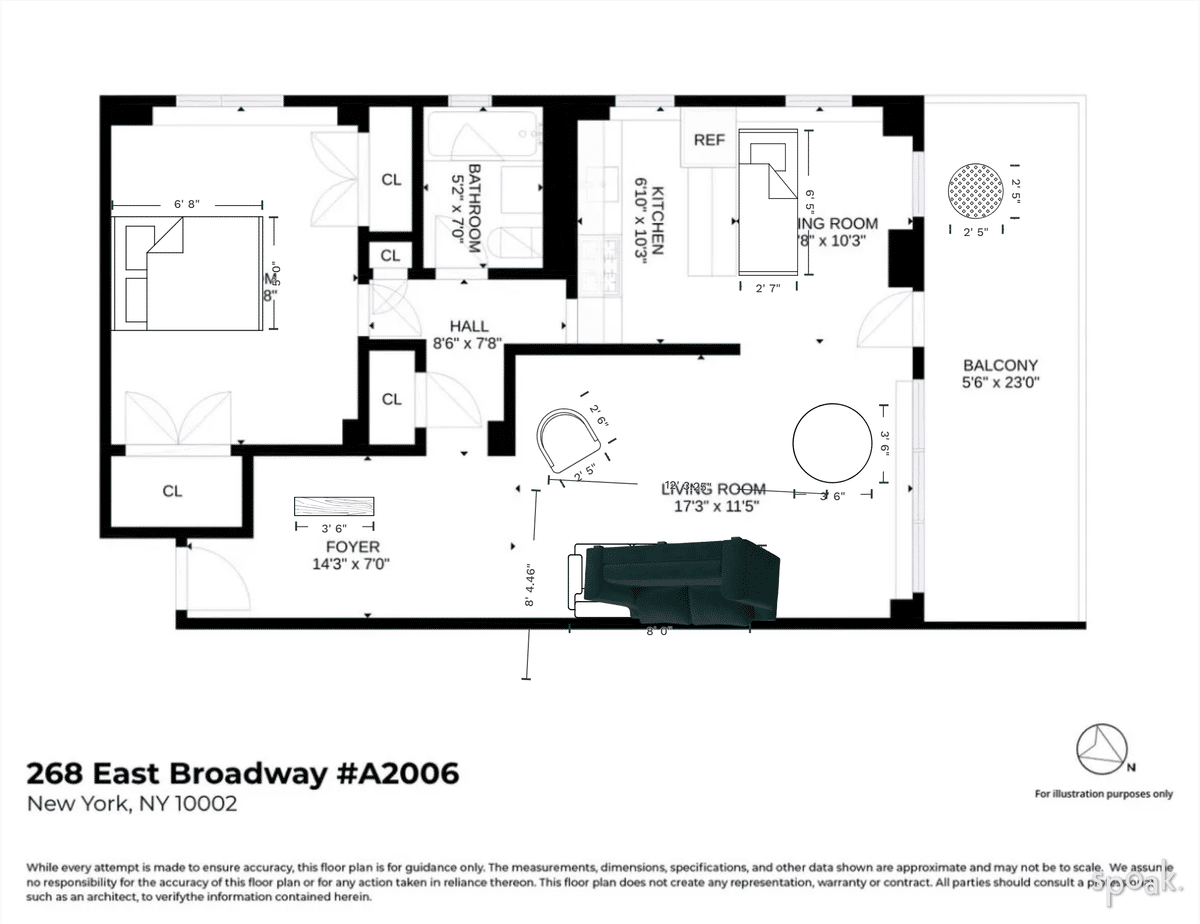 Living + Dining Room Floor Plan designed by Silvia Kemp