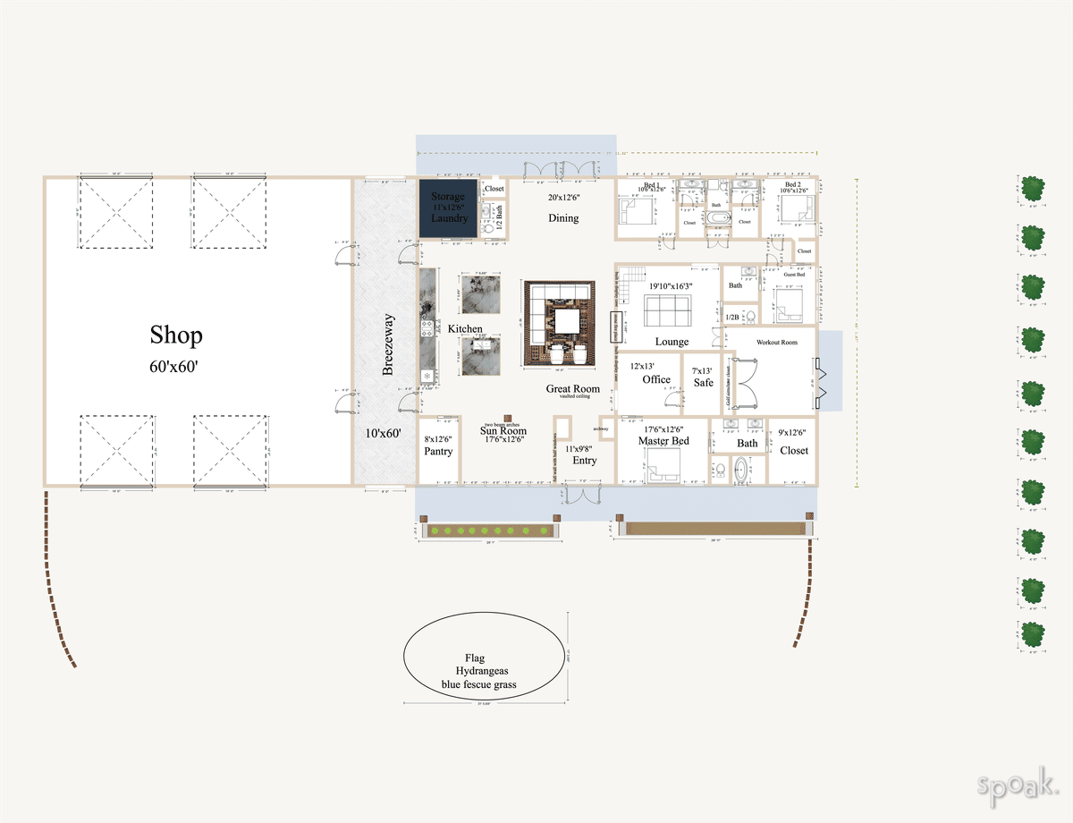 House Layout designed by Marin Olson