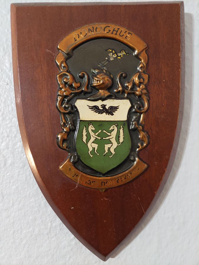 Coat of arms designed by Elisabeth Donoghue